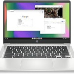 HP Chromebook 14 Laptop, Intel Celeron N4120, 4 GB RAM